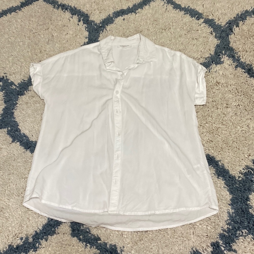 white button down